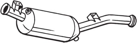 Протисажний/пиловий фільтр, система відведення ВГ BOSAL 097570