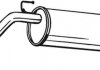 Глушник задня частина FIAT GRANDE PUNTO (05-11) (148-147) BOSAL