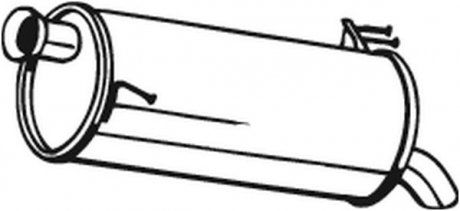 Задній. глушник,випускна сист. BOSAL 165037 (фото 1)