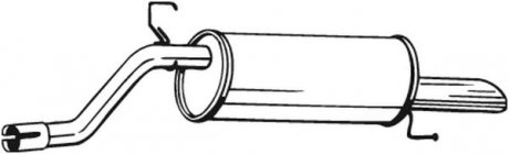 Задний. глушитель, выпускная сист. BOSAL 185313 (фото 1)