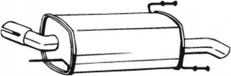 Задний. глушитель, выпускная сист. BOSAL 185703 (фото 1)