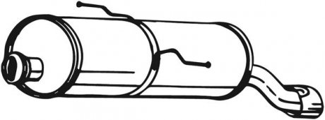 Задній. глушник,випускна сист. BOSAL 190603 (фото 1)