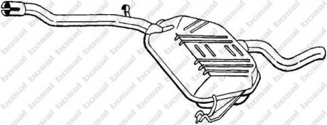 Глушитель выхлопных газов конечный BOSAL 278-325 (фото 1)