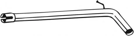 Вихлопна труба середн AUDI A1 SEAT IBIZA IV, IBIZA IV SC, IBIZA IV ST SKODA FABIA III, FABIA III PRAKTIK VW POLO V, POLO V/HATCHBACK 1.4D/1.6D 02.14-12.22 BOSAL 750303