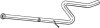 Вихлопна труба середн CITROEN C3 III, C3 PICASSO PEUGEOT 2008 I, 208, 208 I 1.6D 01.13- BOSAL 800243 (фото 1)