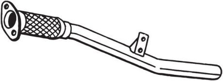 Вихлопна труба передн DACIA LOGAN II, LOGAN MCV II, SANDERO II, RENAULT THALIA III 0.9/0.9LPG 10.12- BOSAL 850169
