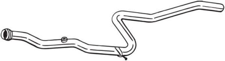 Вихлопна труба передн DS DS 5 CITROEN BERLINGO, BERLINGO MULTISPACE, BERLINGO/MINIVAN, DS5 PEUGEOT 5008, PARTNER, PARTNER TEPEE, PARTNER/MINIVAN 1.6D 04.08- BOSAL 850945