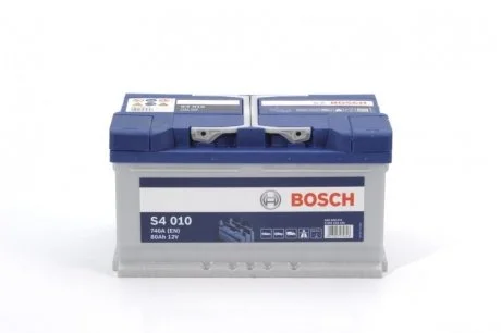Акумулятор S4 12В/80Ач/740А (R+) (315х175х175) BOSCH 0 092 S40 100