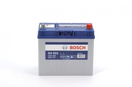 Акумулятор 45Ah-12v (S4021) (238x129x227),R,EN330(Азія) BOSCH 0 092 S40 210