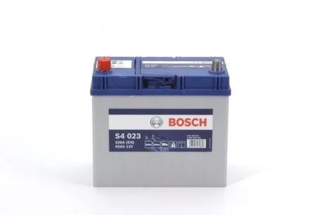 Аккумулятор S4 12В/45Ач/330А (L+) (238х129х227) BOSCH 0 092 S40 230