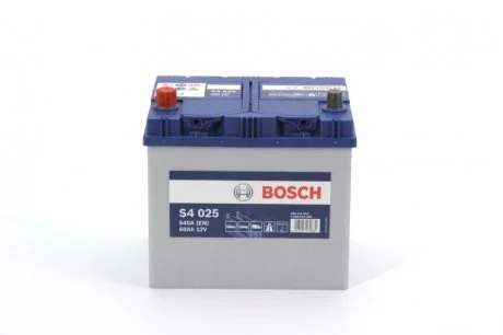Аккумулятор S4 12В/60Ач/540А (L+) (232х173х225) BOSCH 0 092 S40 250