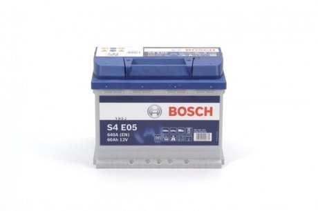 Акумулятор 60Ah-12v EFB (S4E05) (242x175x190),R,EN640 BOSCH 0092S4E051 (фото 1)