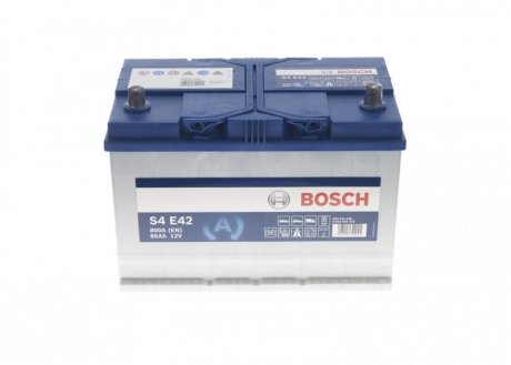 Акумулятор 85Ah-12v EFB (S4E42) (304x173x219),R,EN800 Азія BOSCH 0 092 S4E 420
