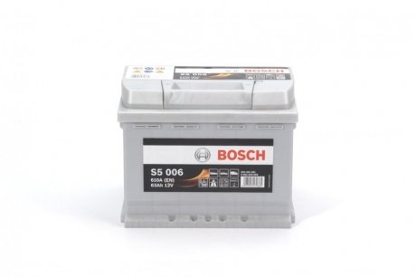 АКБ S5 SILVER 63 А*год +/- 610A BOSCH 0092S50060