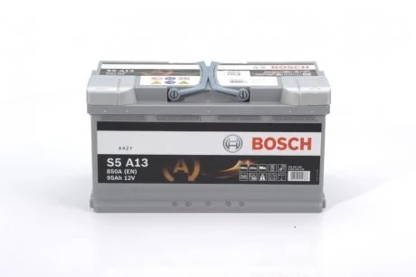 Аккумулятор S5A 12В/95Ач/850А (R+) (353х175х190) BOSCH 0 092 S5A 130