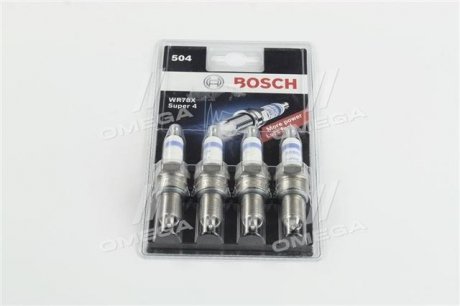 Свеча зажигания wr78x super-4 sb BOSCH 0242232804