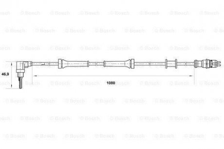 Датчик ABS BOSCH 0265007034 (фото 1)