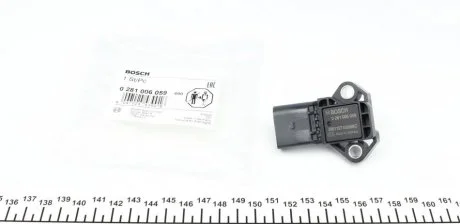 Датчик тиску наддуву BOSCH 0281006059