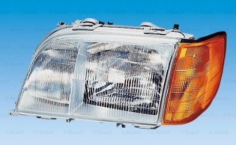 Фара DB W140 91-94 левая (с поворотом в комплекте) BOSCH 0301093315 (фото 1)