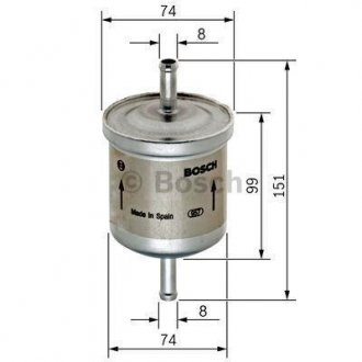 Фильтр топливный Alfa Romeo/BMW/Citroen/Fiat/Lancia/Peugeot/Renault/VAG BOSCH 0 450 905 201 (фото 1)