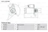 Стартер (12В, 2кВт, відновлений) LEXUS IS II  TOYOTA AURIS, AVENSIS, COROLLA, COROLLA VERSO, RAV 4 III, VERSO 2.0D/2.2D 07.05-10.18 0986023240