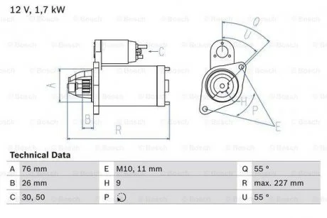 Автозапчасть BOSCH 0986023940