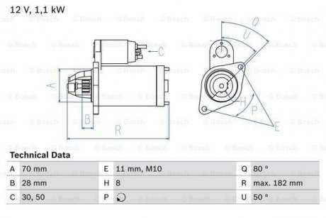 Автозапчастина BOSCH 0986025760 (фото 1)