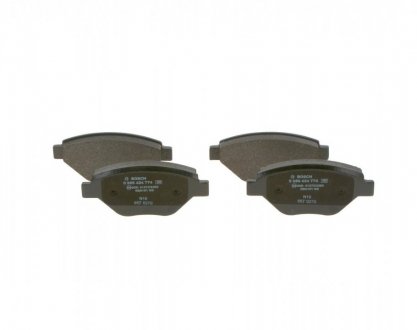 Комплект тормозных колодок, дисковый тормоз BOSCH 0986424774 (фото 1)