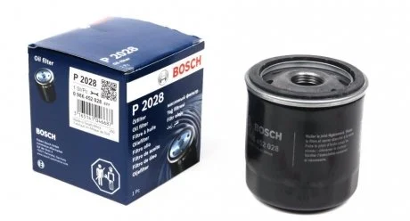 Фільтр масляний Toyota Avensis, Camry, Carina, Corolla, Yaris 1.0/1.3/1.5/1.6 16V 03-/Geely CK,MK BOSCH 0 986 452 028