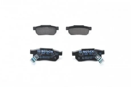Гальмівні колодки, дискові BOSCH 0986461131