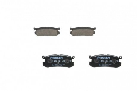 Комплект тормозных колодок, дисковый тормоз BOSCH 0986461138 (фото 1)