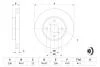 Тормозной диск DAIHATSU/TOYOTA Charade/Yaris ''F''02>> BOSCH 0986479363 (фото 5)