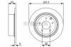 Диск гальмівний BOSCH 0 986 479 C60 (фото 1)