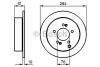 TARCZA HAM. HYUNDAI SANTA FE 2.0 CRDI 4X4 [SM] (EU) 83KW/ 113PS 2.0L 01. BOSCH 0986479C61 (фото 1)