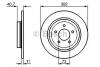 Диск тормозной BOSCH 0986479C69 (фото 1)
