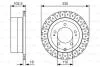 Тормозной диск BOSCH 0986479U32 (фото 1)