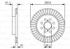 Гальмівний диск вентильований LEXUS RX III 263 мм 0986479V35