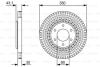 Тормозной диск NISSAN/INFINITI Armada/Titan/QX56&#039;&#039;F&#039;5,6&#039;03-10 - кр. 1 шт BOSCH 0986479V51 (фото 1)