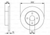 BOSCH TOYOTA Диск тормозной Corolla 83-88 0986479V69