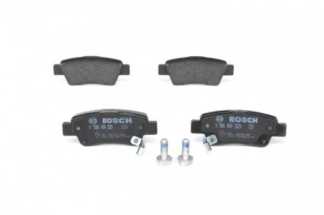 Гальмівні колодки, дискові BOSCH 0986494329