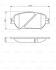 Гальмівні колодки LEXUS GS300 "F "05-11 BOSCH 0986494418 (фото 1)