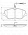 Тормозные колодки PEUGEOT P. 407 04- 2,2HDI 09- BOSCH 0986494484 (фото 1)