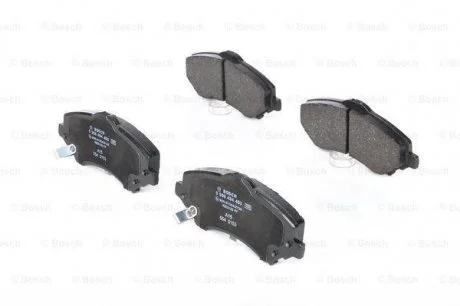 Гальмівні колодки, дискові BOSCH 0986494493