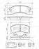 Комплект тормозных колодок BOSCH 0986494610 (фото 8)