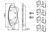 Гальмівні колодки, дискові BOSCH 0 986 494 725 (фото 1)