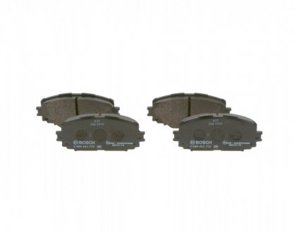 TOYOTA Колодки тормозные передн.Yaris 05-,Prius 09- BOSCH 0986494770 (фото 1)