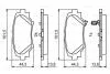 Колодки гальмівні дискові BOSCH 0986494803 (фото 1)