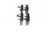 Комплект гальмівних колодок передн, OPEL SIGNUM, VECTRA C, VECTRA C GTS, SAAB 9-3, 9-3X 1.8-3.2 08.02-02.15 BOSCH 0986494959 (фото 2)