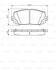 Колодки гальмівні дискові TOYOTA Yaris/Prius \&#039;\&#039;F &quot;06&gt;&gt; PR2 BOSCH 0986495109 (фото 1)