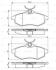 Тормозные колодки дисковые CITROEN C2,C3 1,1-1,4HDi 02- BOSCH 0986495268 (фото 1)